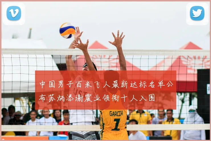 中国男子百米飞人最新达标名单公布苏炳添谢震业领衔十人入围